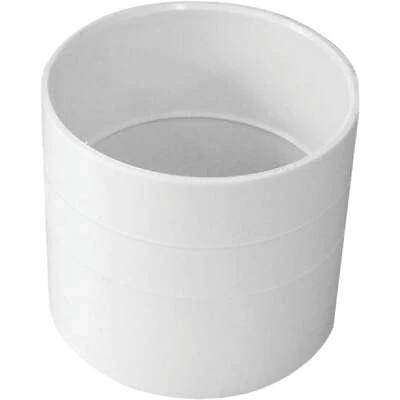 Genova PVC Pipe Coupling, 3 In. Hub, SDR 35