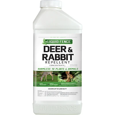 Liquid Fence HG-71136 Deer & Rabbit Repellent Concentrate, 40 oz.