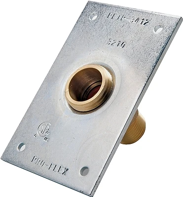 3/4 Inch Brass Csst Termination Plate With Fitting - Model Pfst-34c