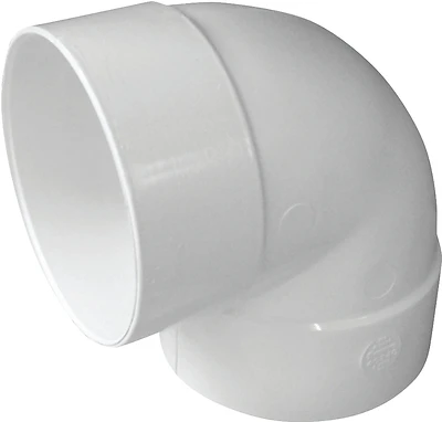 Genova 414154BC PVC Pipe Sewer And Drain 90-Degree Elbow, 4 In.