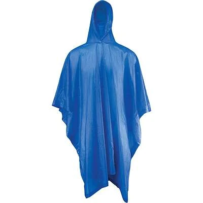 Blue Poncho, PVC, 50 x 80 In.