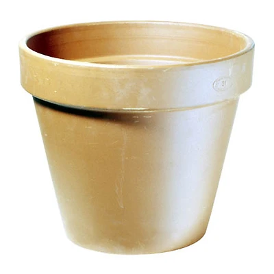 9-3/4 In. H. X 12-1/4 In. Dia. Terracotta Clay Standard Flower Pot