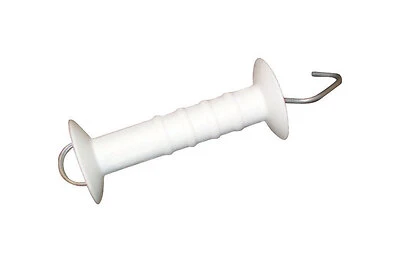 Electric Fence Insulated Gate Handle, White, Small