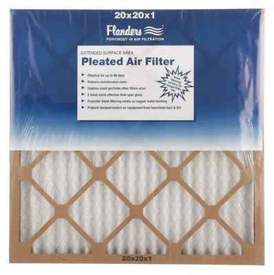 20x20 x 1 In. Pleated Air Filter, MERV 7, 90 Days
