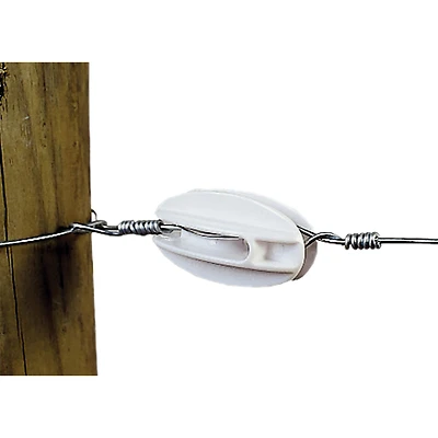 Electric Fence High-Strain Insulator, White, 5-Pk.