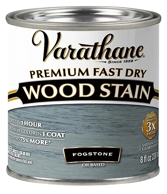 Varathane 370871 Fast Dry Interior Wood Stain, Oil Base, Fogstone, 1/2 Pt.