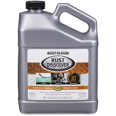 Rust-Oleum 286746 Rust Dissolver, Water-Based, 1 Gallon