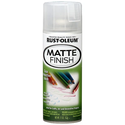 Rust-Oleum 267028 Specialty Matte Clear Spray Paint, 11 Oz