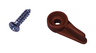 US Hardware WP-8831H Storm & Screen Window Clips, 15/16 In x 3/8 In, 50 Pk