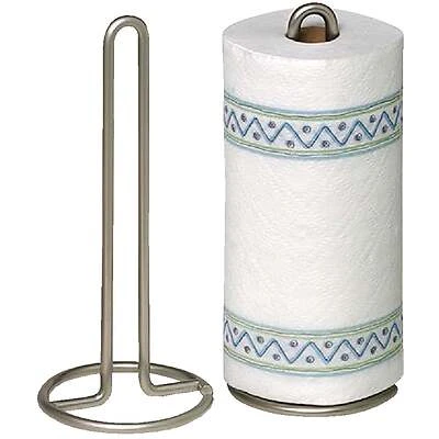 Euro Paper Towel Holder, Satin Nickel