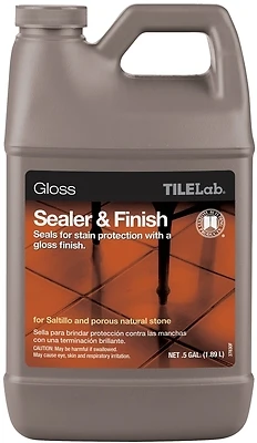 TileLab TLGLSSHG Tile & Stone Sealer & Finish, Gloss, 1/2-Gal.