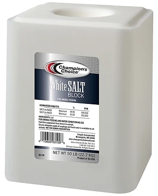50 Lb. Plain Salt Block For All Animals
