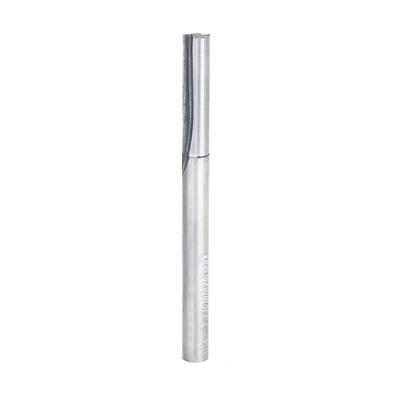 Router Bit, Straight, Double Flute, 1/4-In.