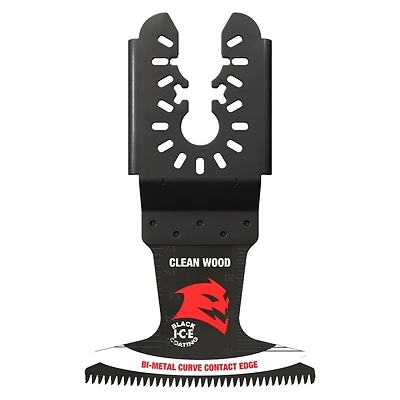 Bi-Metal Oscillating Tool Clean Wood Blade, Universal Fit, 2-1/2-In., 10-Pk.
