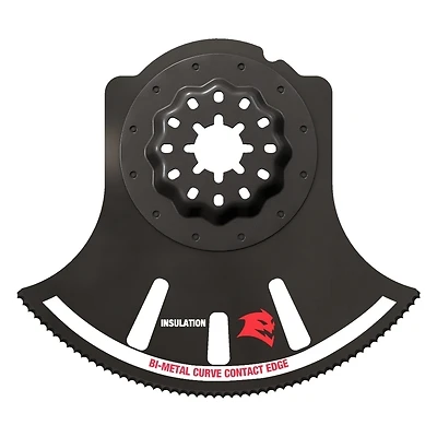 Bi-Metal Oscillating Tool Insulation Blade, Starlock Fit, 3-1/2-In.