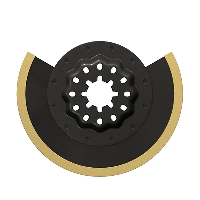 Carbide Grit Oscillating Tool Grout Blade, Starlock Fit, 3-3/8-In.