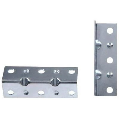 3-1/2 X 3/4 Inside Corner Brace - Zinc Plated 4Pk Hillman Mending Plates 852184
