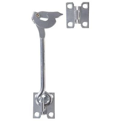 6 Inch Heavy Duty Zinc Plated Gate Hook With Plates - Model 851935