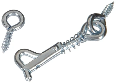 2-1/2" Zinc Plated Safety Hook And Eye - Hillman Model 851928