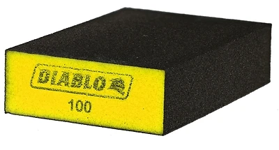 Large Flat Sanding Sponge, 100-Grit (Fine), 4-Pk.