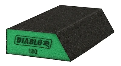 Diablo DFBLANGSFN01G Corner Contact Sanding Sponge, 180-Grit, Ultra Fine
