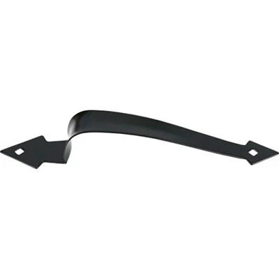 10-inch Ornamental Door Pull - Black Hillman Pull Plates Model 851660
