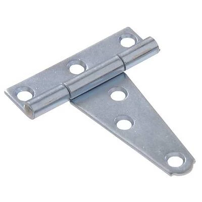 3 Inch Light T Hinge, Zinc Plated Hillman Door Hinges Model 851667