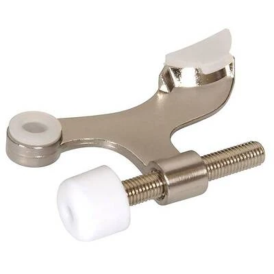 Hinge Pin Door Stop - For Hollow Core Doors - Satin Nickel 1-Pack Hillman 851321