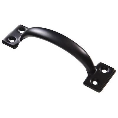 6-1/2" Black Utility Door Pull Plate - Model 851566 By Hillman