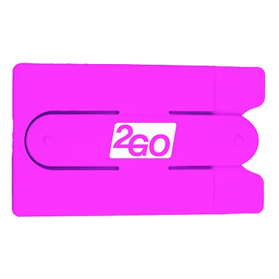 Hy-Ko KC632 Cell Phone Wallet and Stand, Silicone