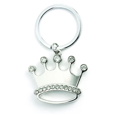 Hy-Ko KH437 Crown Jewel Keychain With Split Ring, 1-1/8 In., Metal