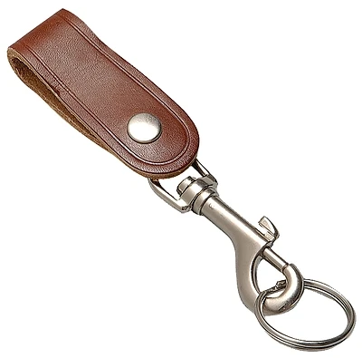 Hy-Ko KC186 Leather Key Strap with Bolt Snap