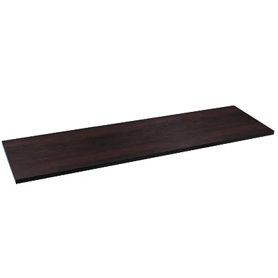8 In. X 36 In. Espresso Heavy-duty Particle Board Shelf