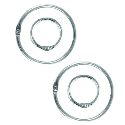 Hy-Ko KC117 Assorted Binder Rings, 1 to 2 Inch Diameter