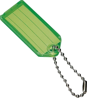 Hy-Ko KC140 Key Identification Tag, Ball Chain, 2-Pack