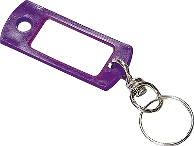 Hy-Ko KC139 Key Identification Tag, Swivel Ring, Plastic, 2-Pack