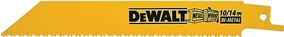 2-Pk., 6-In. 10/14-TPI Bi-Metal Reciprocating Saw Blade