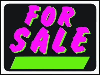 Hy-Ko 3041 For Sale Sign, Plastic, 9 x 12-In.