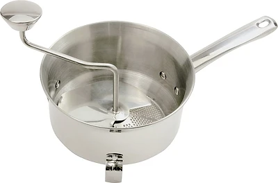 Norpro 593 Stainless Steel Food Mill, 2 Qt, Masher Ricer Strainer