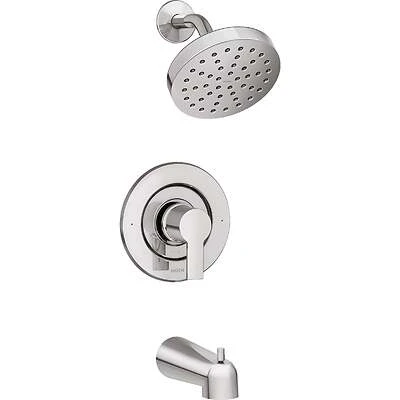 Rinza Posi-temp Chrome Single-handle Lever Tub & Shower Faucet, Model 82628