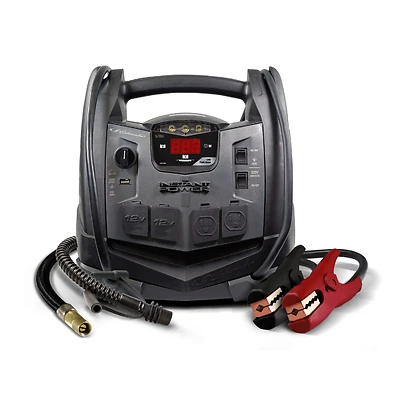Schumacher SJ1332 Portable Power Station, 1200-Amp Jump Starter With Air Compressor