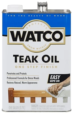 Teak Oil Wood Finish, 1-Gallon