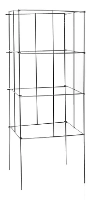 Heavy Duty Square Tomato Cage, Galvanized, 42-In.
