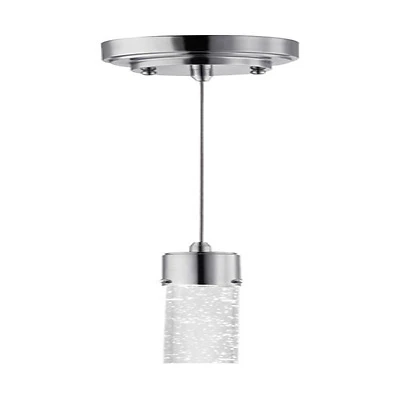 Westinghouse 63079 LED Mini Pendant Light, Chrome, 8-Watt, 360 Lumens