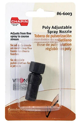 Adjustable Poly Nozzle 6-6003 For Lawn Sprayers And Dusters