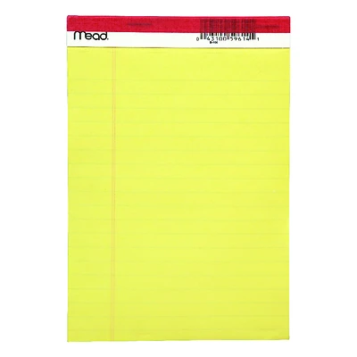 Junior Yellow Legal Pad, 5 x 8 In., 50 Sheets