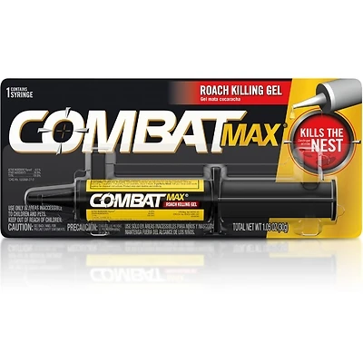 Combat 51963 Max Roach Killer Gel, Fipronil, 1.05 Oz