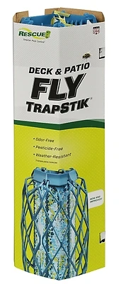 Deck and Patio Fly Trap Stik for Outdoor Insect Control