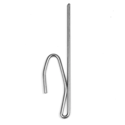 Kenney Pin-On Traverse Rod Hook, Steel, Extra Long, 14-Pk.