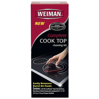 Weiman 98A Complete Stove Top Cleaning Kit, 2 Oz